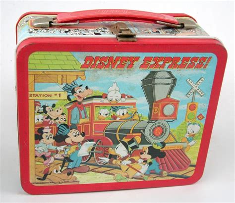 vintage metal disney express lunch box|disney express lunch box.